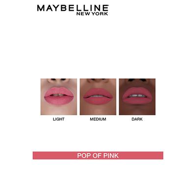 Maybelline New York Color Sensational Creamy Matte Lipstick, 642 Pop of Pink 3.9 gm - Lipsticks
