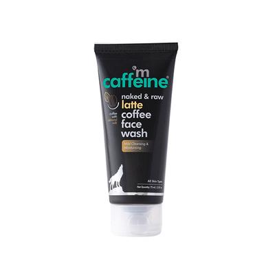 mCaffeine Milky Brew Coffee Face Wash 24hr Moisturization with Almond Milk for All Skin Types 75ml - Face Wash & Cleansers