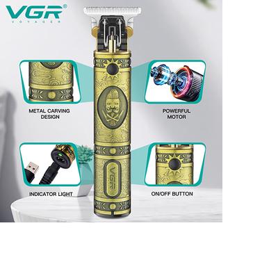 VGR V-085 Trimmer T9 Runtime 120 min Trimmer for Men (Gold) 1's - Trimmers