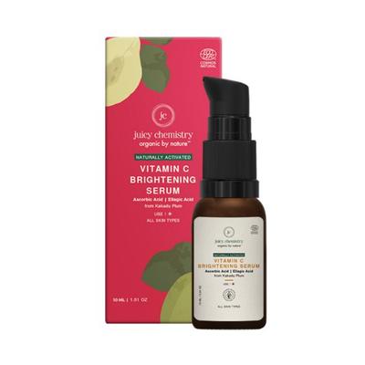 Juicy Chemistry Naturally Activated Vitamin C Brightening Serum - All Skin Types 10ml - Face Oils