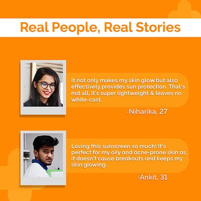 The Derma Co. C-Cinamide Sunscreen Spf 50 Aqua Gel, With Vitamin C & Niacinamide, Pa++++ 50 gm - Face Sunscreen