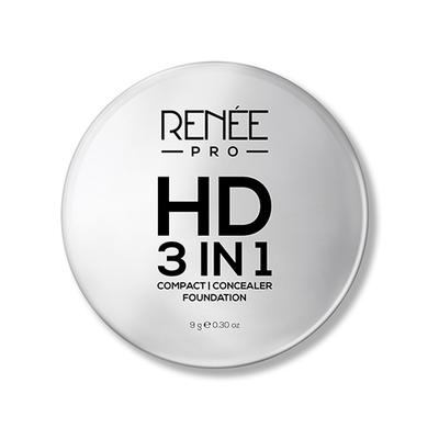 Renee Pro HD 3-In-1 Compact - Soie 9 gm - Compact Powder