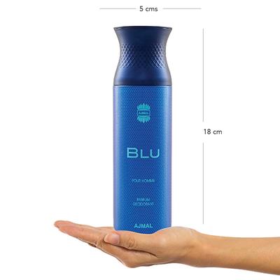 Ajmal Aurum & Blu & Carbon Deodorant Spray - For Men & Women (Pack Of 3) 200 ml - Perfumes (Edt/Edp)