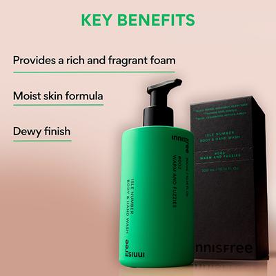 Innisfree Isle Number Body & Hand Wash (Warm And Fuzzies) 300 ml - Shower Gels & Body Wash