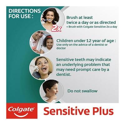 Colgate Sensitive Plus Toothpaste 70 gm - Toothpaste