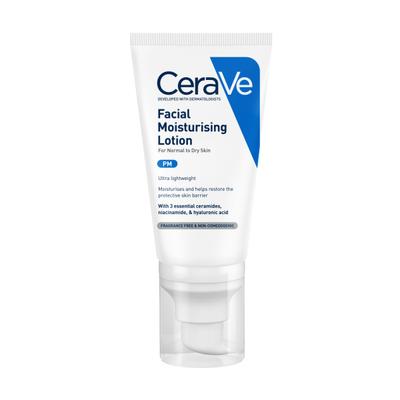 CeraVe AM Facial Moisturising Lotion - Normal to Dry Skin 52 ml - Face Wash & Cleansers