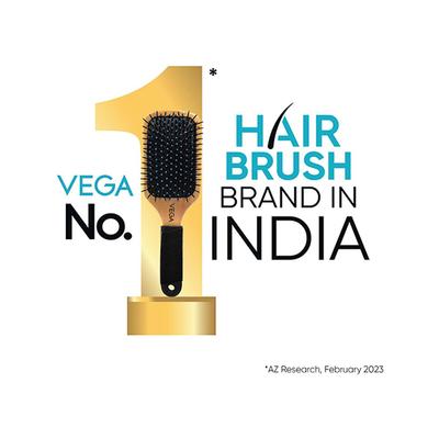 Vega Flat Hair Brush for Women and Men, (E33-FB) 78 gm - Hair Brushes