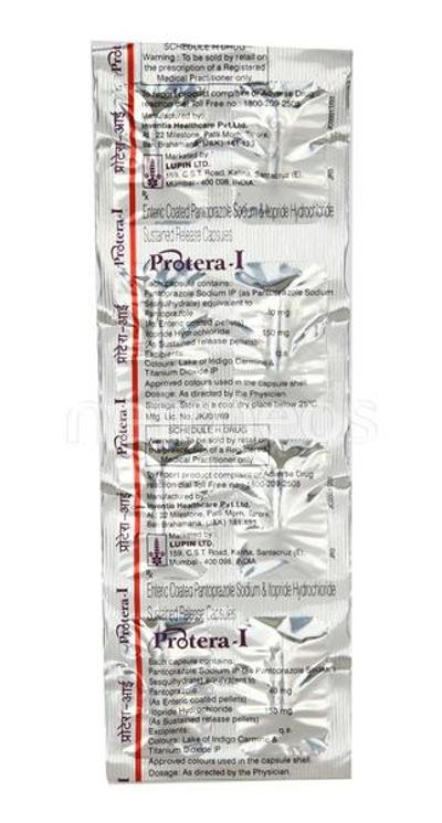 Protera I Capsule 10'S - Ulcer/Reflux/Flatulence-Aaa