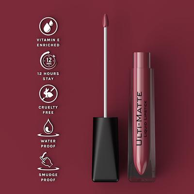 Bella Voste Ulti-Matte Liquid Lipstick Cinnamon (04) 3.7 Ml - Liquid Lipsticks