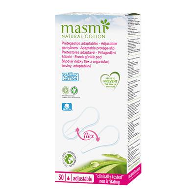 Masmi Natural Cotton Pantyliners - Adjustable 30's - Panty Liners