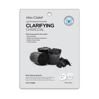 Miss Claire Nature Essence Face Mask - Charcoal 25 Ml - Masks & Peels