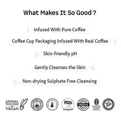 Mcaffeine Coffee Cappuccino Body Wash 300ml - Shower Gels & Body Wash