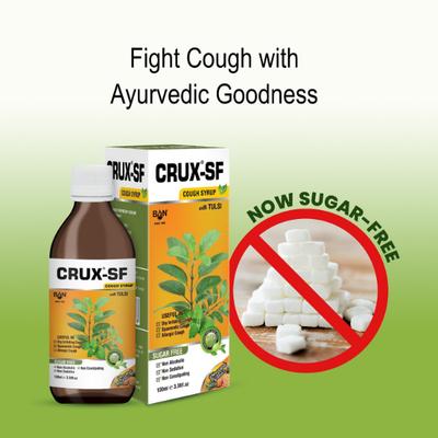 Ban Labs Crux Sf Ayurvedic Sugar Free Cough Syrup 100 ml - Speciality Medicines
