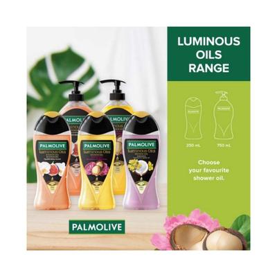 Palmolive Luminous Oil Invigorating Body Wash Showergel Single Bottle 250 ml (N) - Shower Gels & Body Wash