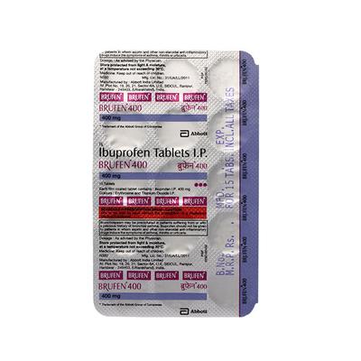 Brufen 400mg Tablet 15'S - Pain relief-Nsa