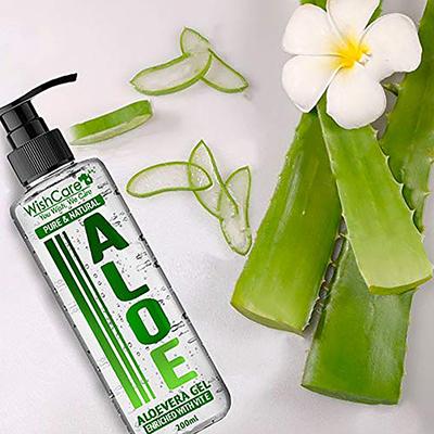 Wishcare Pure & Natural Aloe Vera Gel - Enriched With Vitamin E 200 ml - Skin-Treatment