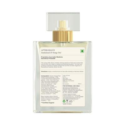 Forest Essentials After Shave Spray Sandalwood & Orange Peelafter Shave for Men 100 ml - Aftershave Lotion