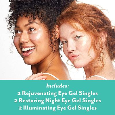 Patchology All Eyes on You Kit - 1-Rejuvenating Eye Gels 2-Restoring Night Eye Gels, 3-Illuminating Eye Gels (2 + 2 + 2 Pair) 1's - Eye Gels & Roll-On