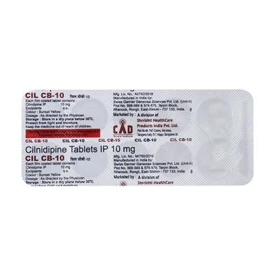 CIL CB 10 Tablet 10's - Hypertension-Cal