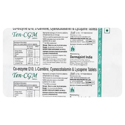 TEN CGM Tablet 10's - Supplements-Sup