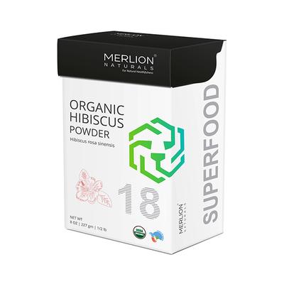 Merlion Naturals Organic Hibiscus Petals Powder 227 gm - Powder