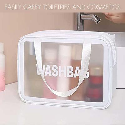 Allure Washable Cosmetic Large Bag Color White 1's - Makeup Bags & Cases