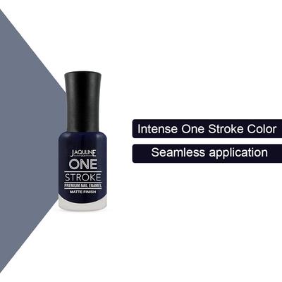 Jaquline USA One Stroke Premium Nail Enamel So Blue J24 8 ml - Nail Polish