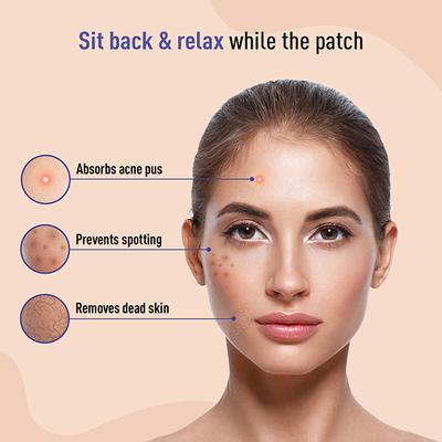 Sirona Acne Pimple Patch For Face (72 patches) - 2 Sizes, Invisible, Concealable, Waterproof Patches, Hydrocolloid & Salycylic Acid, Absorbs Acne Pus, Flattens Pimple for All Skin Types 1's - Sheet Masks