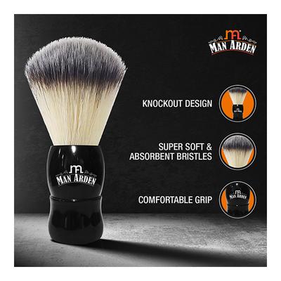 Man Arden Premium Shaving Brush - Irritation Free, High-End Bristles 1's - Shaving Brushes
