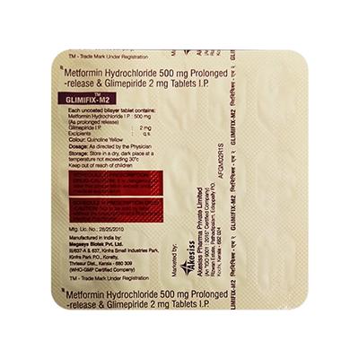GLIMIFIX M 2 Tablet 15's - Diabetes-Ant