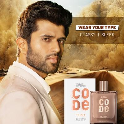 Wild Stone Code Terra Eau De Parfum, Fragrance Perfume for Men 100ml - Men Perfumes (Edt/Edp)