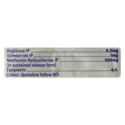 METSMALL GV 1 Tablet 10's - Diabetes-Ant