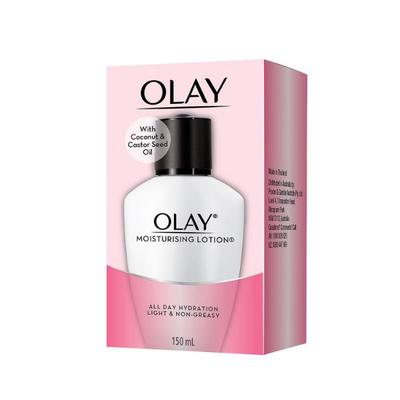 Olay Moisturising Lotion With Coconut, Caster Seed Oil,Glycerin 150 ml - Face Moisturizers