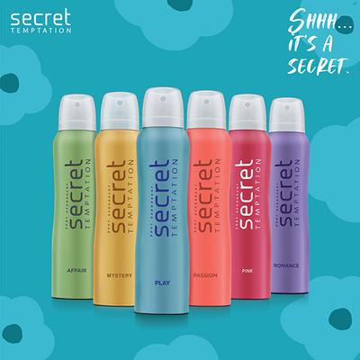 Secret Temptation Play Deo 150 ml - Deodorants/Roll-Ons
