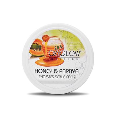 Oxyglow Scrub Pack - Honey and Papaya 100gm - Lotions & Creams