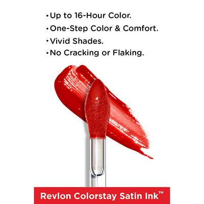 Revlon Colorstay Satin Ink Liquid Lip Color - Fired Up 5 ml - Lipsticks