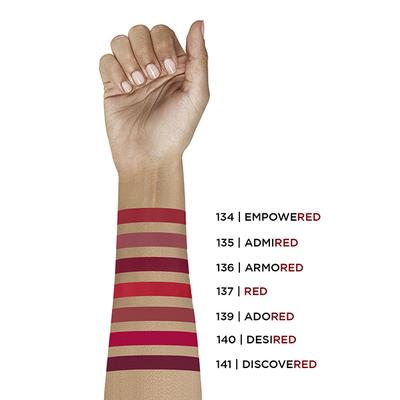 L'Oreal Paris Rouge Signature Matte Liquid Lipstick, 137 Red 8 ml - Lipsticks