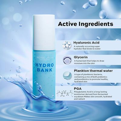 Revolution Skincare Hydro Bank Hydrating Water Cream 50 ml - Face Moisturizers