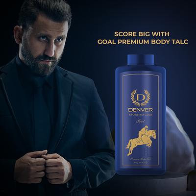 Denver Goal Body Talc for Men 300 gm - Talcum Powders