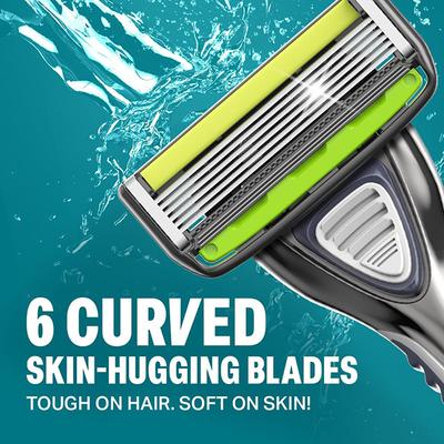 Bombay Shaving Company Sensi Flo 6 Razor for Men, Shaving Razor for Men 100 g - Razors & Cartridges