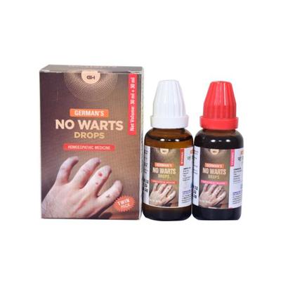 German's No Warts Drops Twin Pack (Pack of 2 x 30 ml) - Homeopathic Drops