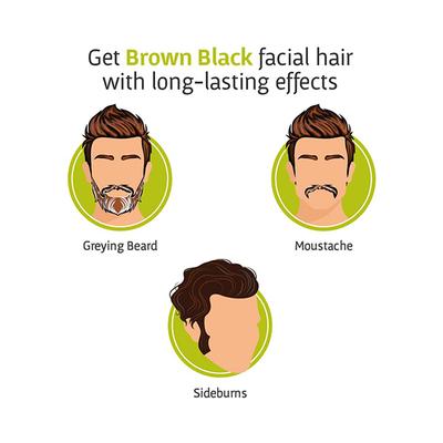 Bombay Shaving Company Beard Colour Brown Black 60 ml - Beard Colour