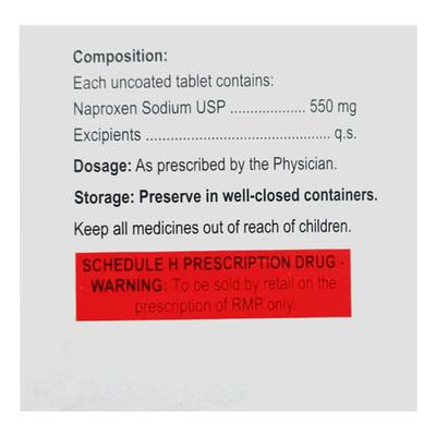 NAPROSYN 500+ Tablet 15's - Pain relief-Nsa
