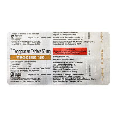 TEGCISE 50 Tablet 10's - General-P