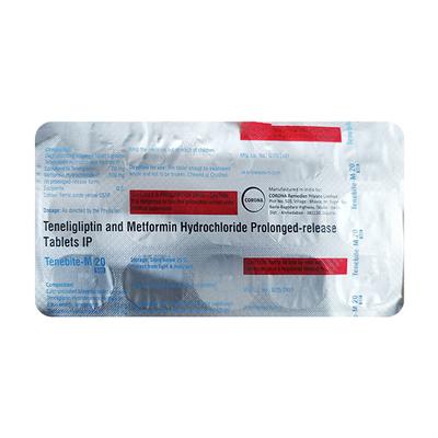 Tenebite M 20/500mg Tablet 15'S - Diabetes-Ant