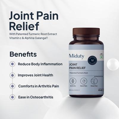 Miduty Joint Pain Relief Capsules 60's - Vital Health
