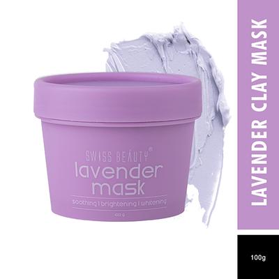 Swiss Beauty Lavender Clay Mask 100 gm - Masks & Peels