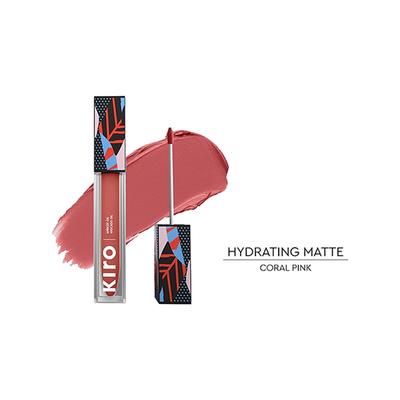 Kiro X Payal Singhal Non-Stop Airy Matte Liquid Lip Coral Pink 5 ml - Liquid Lipsticks