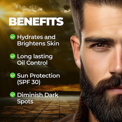 Beardo CB BOF Skin Pro Kit, Ultraglow Face Wash 100ml Face Cream 60gm Vitamin C Toning Serum 30ml For Men 1's - Face Moisturizers