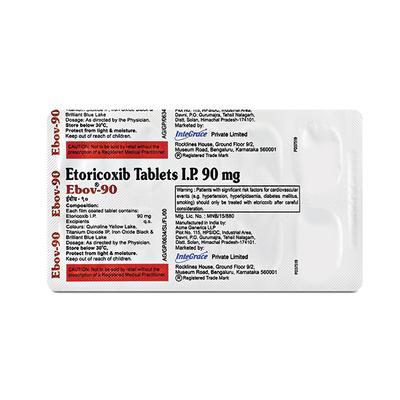 Ebov 90mg Tablet 10'S - Pain relief-Nsa